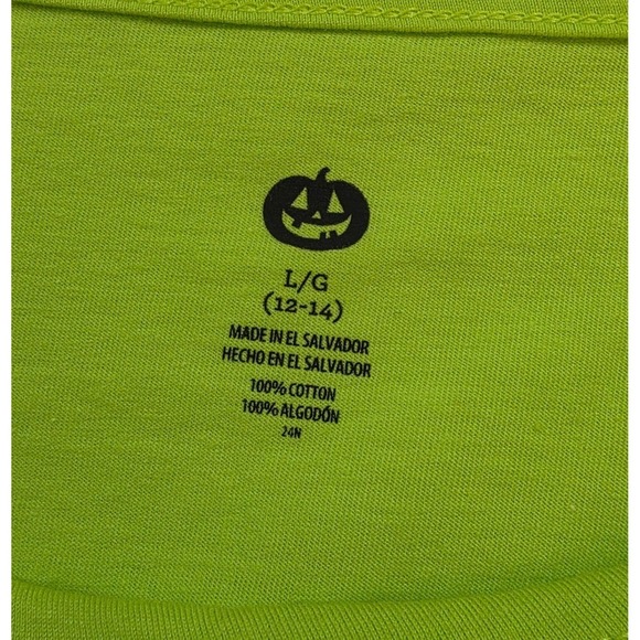 2 Girls Halloween Long Sleeve Shirts  Halloween Pumpkin Spider LARGE/SMALL - Picture 5 of 6